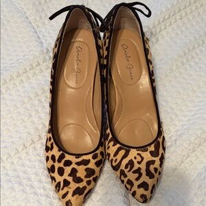 Leopard Print Flats by Charles Jourdan